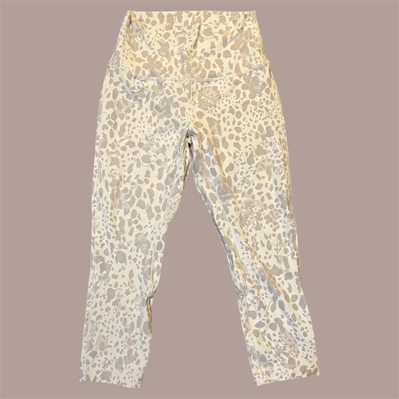 lululemon athletica Other - Leopard Print High-Waisted Leggings Capri
